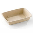 SABERT - Barquette rectangulaire 950ml en Pulpe avec couvercles 75Pc. - CleanServiceSA