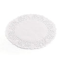 SABERT - Dentelle ronde 20cm blanche 250Pc - CleanServiceSA