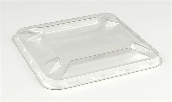 SABERT - Mini saladier carré transparent 175ml avec couvercle - 50Pc - CleanServiceSA