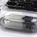 SABERT - Plateaux octogonal noir avec couvercles 36X24cm - 10pcs - CleanServiceSA