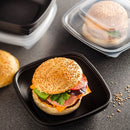 SABERT - Ravier noir carré 16x16cm 500ml - 50Pc* - CleanServiceSA