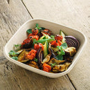 SABERT - Saladier carré 750ml en Pulp avec couvercles 50pcs - CleanServiceSA