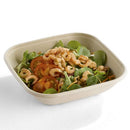 SABERT - Saladier carré 750ml en Pulp avec couvercles 50pcs - CleanServiceSA