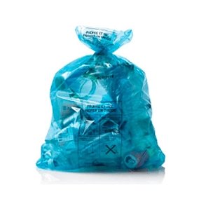 Sacs poubelles Bruxelles-Propreté Bleu. 100L - 300Pc - CleanServiceSA