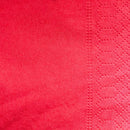 Serviette en cellulose 40x40cm rouge 2 plis - 2000 pcs - CleanServiceSA