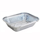 TAKE AWAY - Barquette aluminium avec couvercles 670CC - 100Pc* - CleanServiceSA