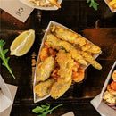 TAKE AWAY - Barquettes triangulaires 100 pcs - CleanServiceSA