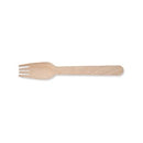 TAKE AWAY - Fourchette en bois 16cm - 200Pc (couverts) - CleanServiceSA