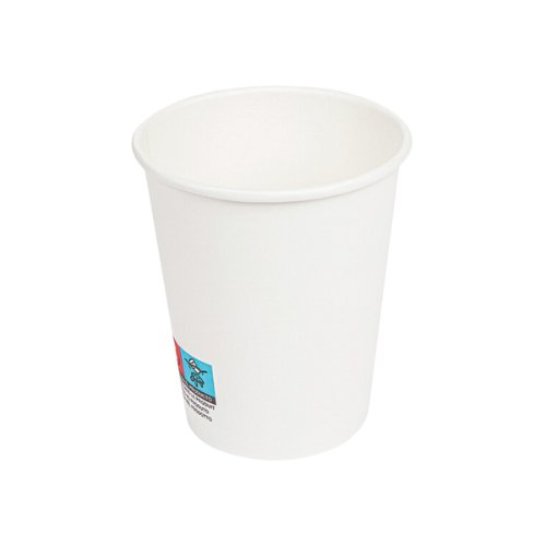 TAKE AWAY - Gobelets à café en kraft blanc 240 ml - 100pc - CleanServiceSA