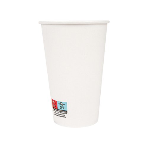 Lot De 200 Gobelets à Café Jetables Blancs 240 Ml / 8 Oz Avec Agitateurs En Bois - Résistants, Étanchés Et Sans Odeurs