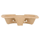 TAKE AWAY - Porte-Gobelets double 21X11x4,5 cm carton naturel - 480pc - CleanServiceSA