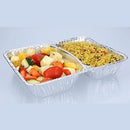 TAKE AWAY - Ravier en aluminium 2 compartiments + couvercle - 100pcs - CleanServiceSA