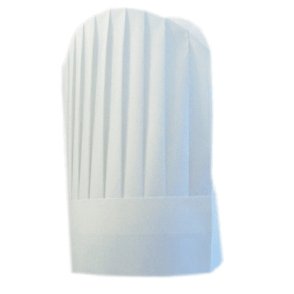 Toque continental chef airlaid - 10Pc - CleanServiceSA