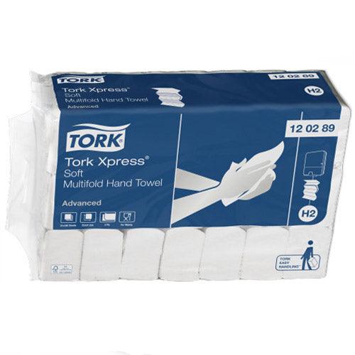 TORK - Essuie mains Xpress Multifold H2 - 21x180 feuilles - CleanServiceSA