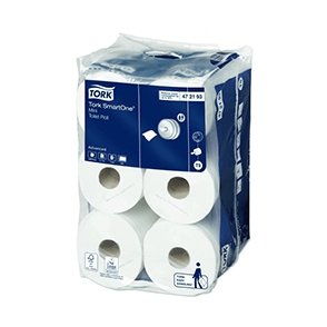 TORK - T9 Smart One Papier toilette 2 plis blanc - 12Rlx - CleanServiceSA