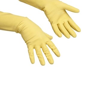 VILEDA - Gants multipurpose "non poudré" 10 paires - jaune - CleanServiceSA